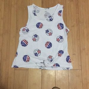 4th of July cute tank top